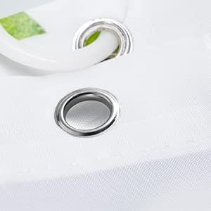 Black White Heart Shower Curtain