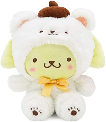 Cute Cross-Dressing White Bear Plush Doll Soft Stuffed Animal Toy