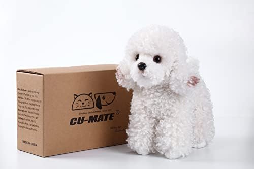 CU-MATE Poodle Plushie Realistic Dog Stuffed Animal