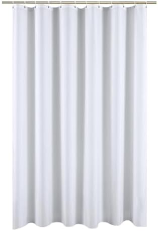SLattye 72x72 White Bathroom Shower Curtain Liner