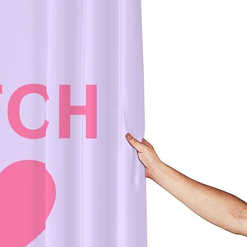 Bitch Heart 72x72 Inch Waterproof shower curtain