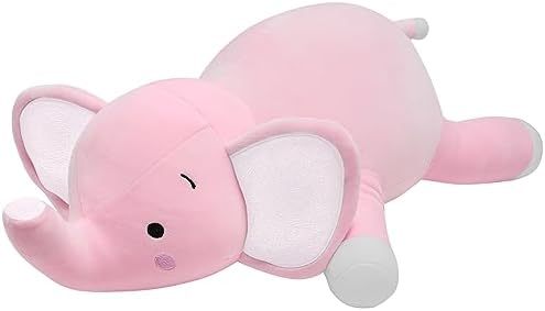 Weighted Elephant Plush Hugging Pillow for Kids