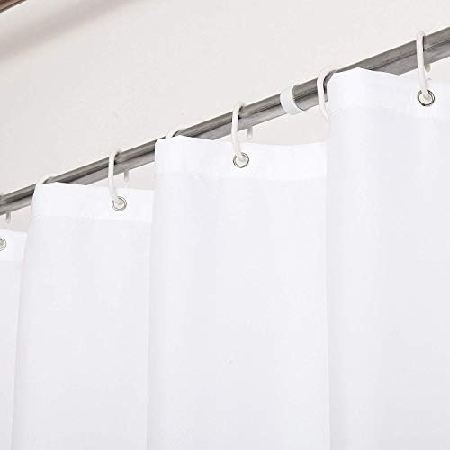 WEINIYA 72x72 Inch Blue Gingham Shower Curtain with 12 Hooks 1