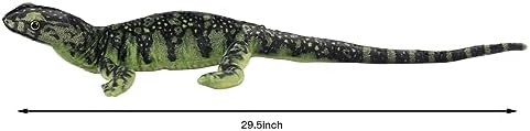 JIAHG Plush Animal Throw Pillow - Cuddly Lizard Gecko Snake Plush Lumbar Back Cushion
