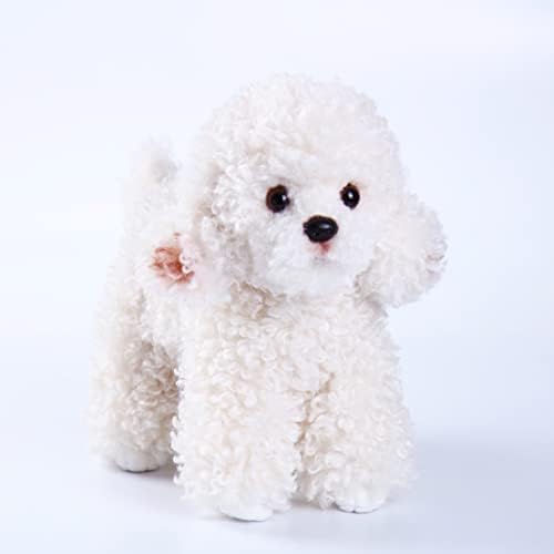 CU-MATE Poodle Plushie Realistic Dog Stuffed Animal