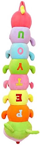Big Hugging Caterpillar Pillow Multicolor Plush Toy