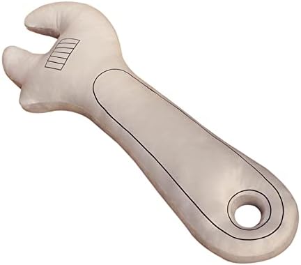 Simulation Wrench Shape Plush Pillow Comfortable Back Support Funny Stuffed Toy