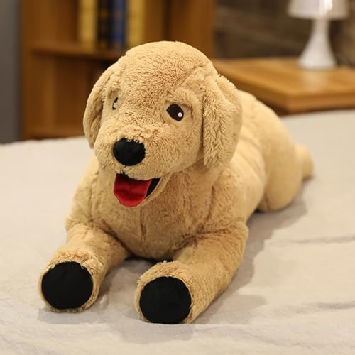 Stuffed Animal Dog 70cm Brown Plush Toy for Kids andloyd