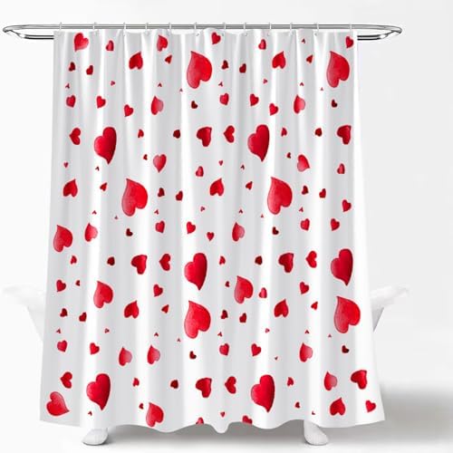 Valentines Day Shower curtain