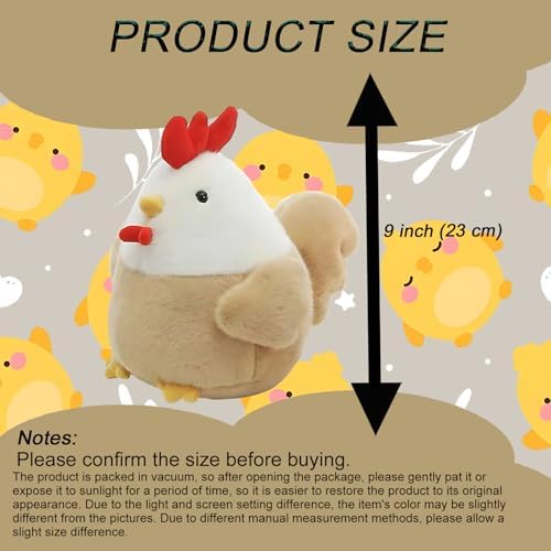 9 Cute Chicken Plush toy for kids Soft cuddly