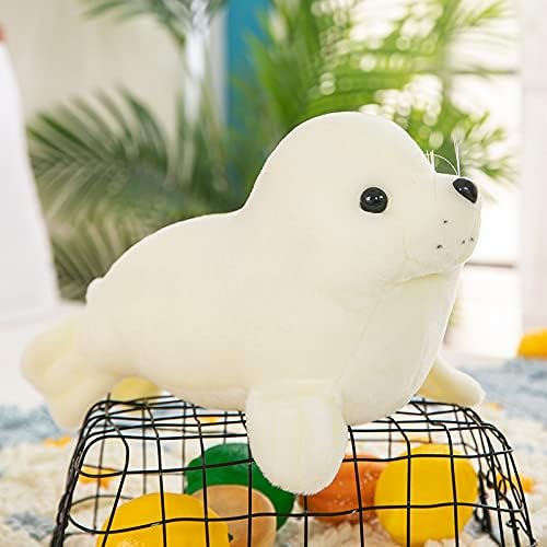 Seal Plush Toys Sea Dog Sea Lion Dolls 40cm White