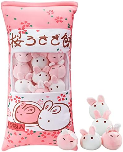 Juexica Cute Bunny Plush Pillow