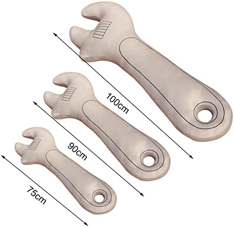 Simulation Wrench Shape Plush Pillow Comfortable Back Support Funny Stuffed Toy