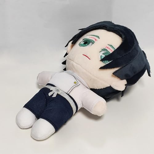 JCvCX Black Hair Boy Stuffed Plush Doll with White Shirt
