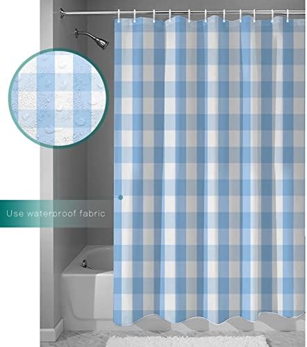 Spring Fresh Savannan Easter Plaid Shower Curtain 36x72