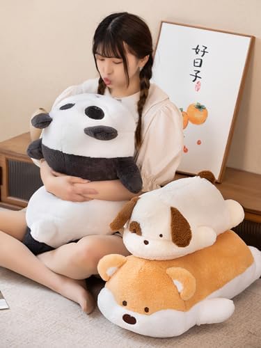 CASAGOOD11 Inch Long Sleeping Panda Hugging Pillow