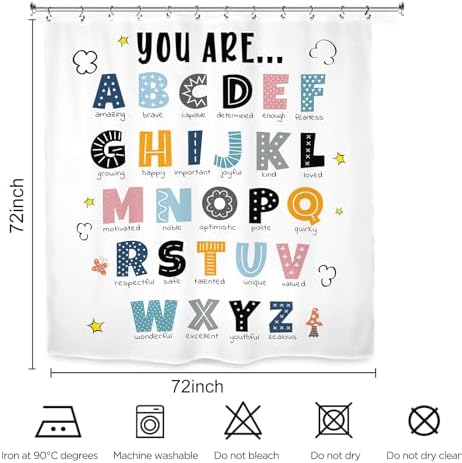 Learning the Alphabet in the Bathroom