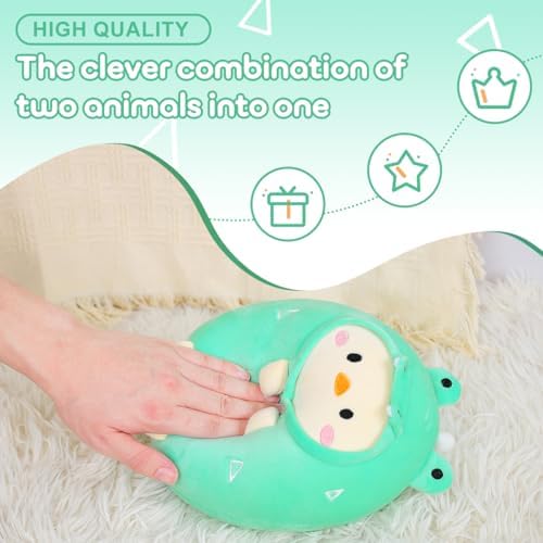 Cute Plush Crocodile Chicken Pillow Stuffed Animal