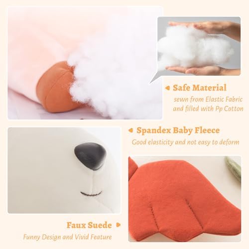 Roqei Polar Bear Plush Pillow
