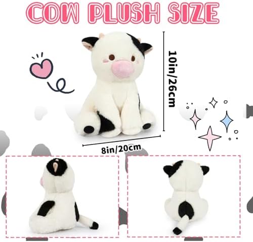 Happy Horseshoe Cow Stuffed Animal