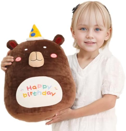 Cuddling Bear Plush Pillow
