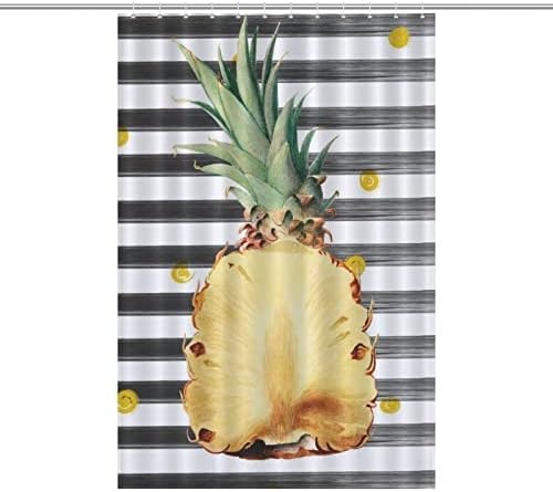 Summer Fun Pineapple Bath Curtains