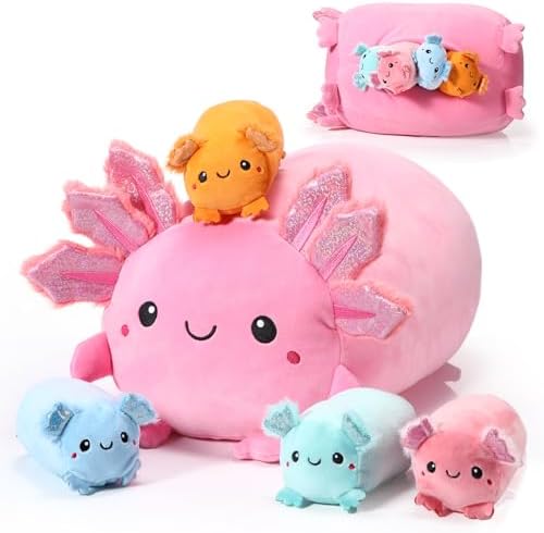 Stunning Kawaii Plush Animal Set with Interactive Design
