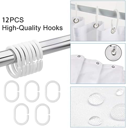 Waterproof Decorative Shower Curtain Set