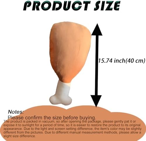 157-Inch Funny Chicken Leg Plush Pillow for Relaxingmust-try