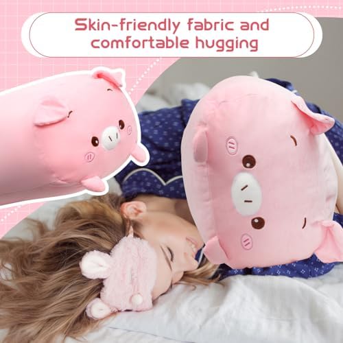Cuddle with Woanger 354-inch Pink Plush Pillow