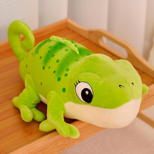 OUKEYI 118 Inch Lizard Plush Pillow - Cute Chameleon Stuffed Toy