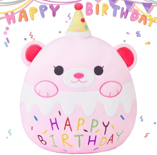 Large Teddy Bear Plush Pillow Stuffed Animal Toy Happy Birthday Choice