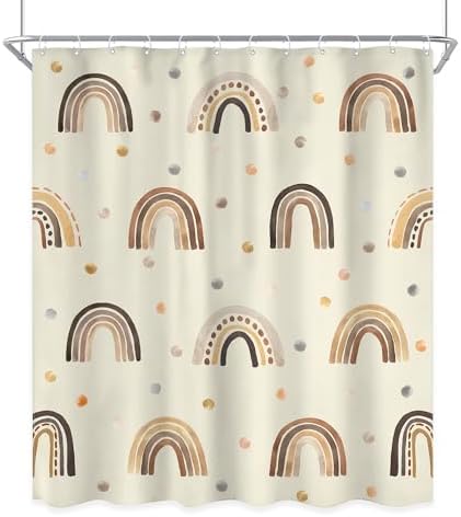 Ufeela Rainbow Kids Bath Curtain Set