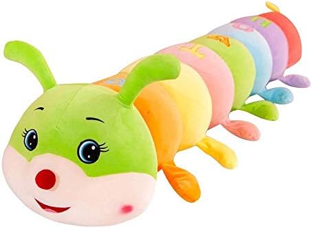 Big Hugging Caterpillar Pillow Multicolor Plush Toy