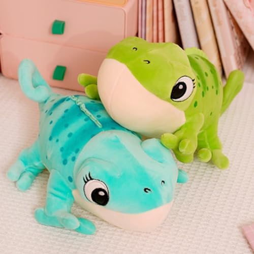 OUKEYI 118 Inch Lizard Plush Pillow - Cute Chameleon Stuffed Toy