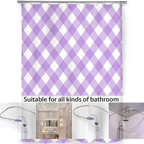 Brilliant Checkered Shower Curtain