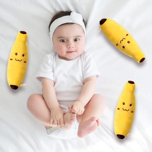 Hiboom 12-Piece Banana Plush Pillow Set