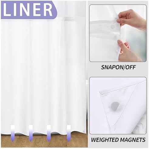 Luxurious Pink Geometric Shower Curtain