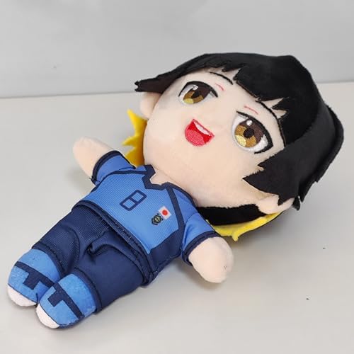 JCvCX Black Yellow Hair Boy Plush Pillow