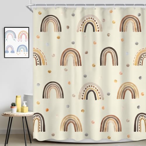 Ufeela Rainbow Kids Bath Curtain Set