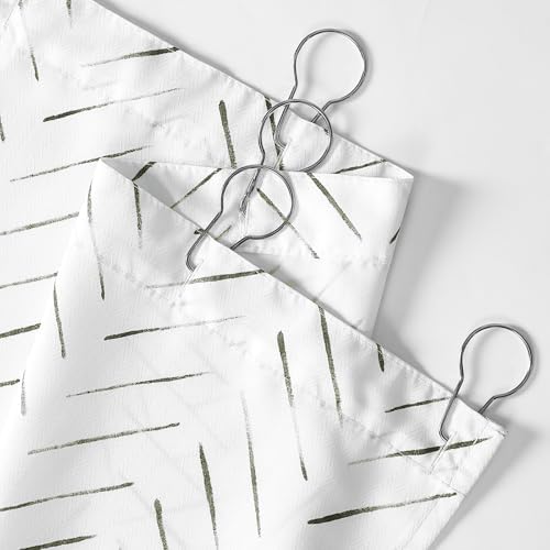 60-inch stall black and white shower curtain