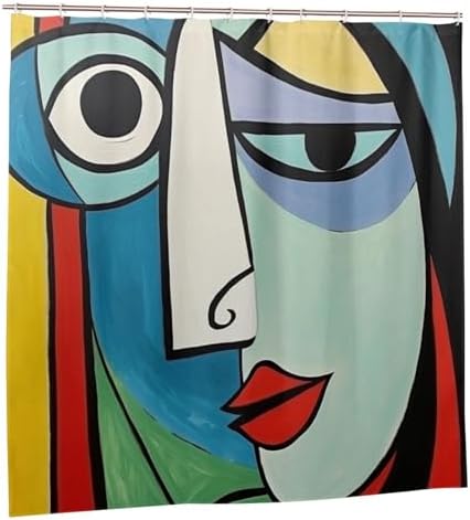 DAOWANGZUO Female Face Shower Curtain Set 1