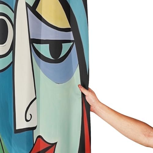 DAOWANGZUO Female Face Shower Curtain Set 1