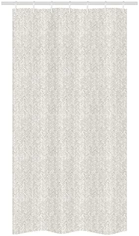 Ambesonne Herringbone Shower Curtain