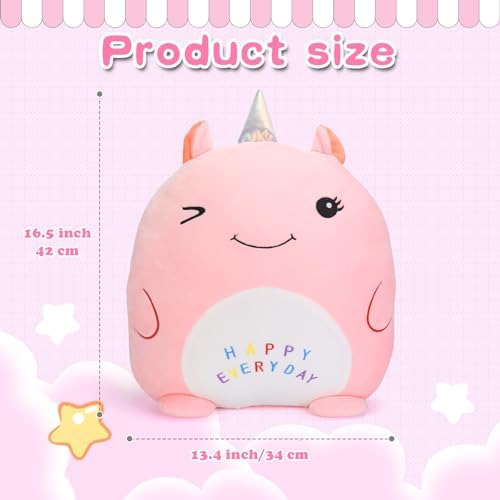 16 Unicorn Plush Pillow for Girls