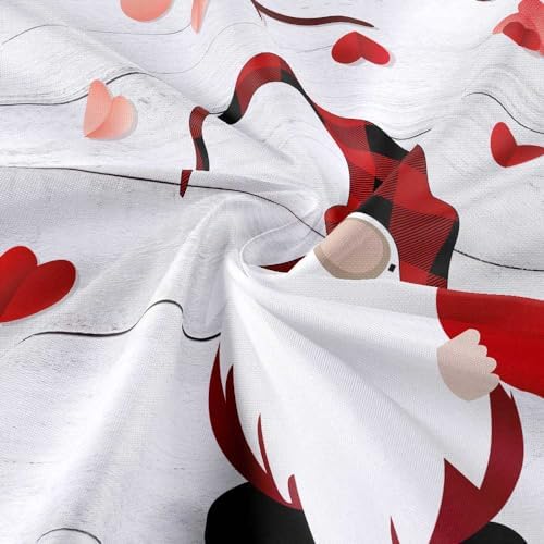 JAWO Valentines Day Shower Curtain