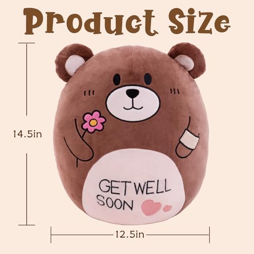 145 Teddy Bear Plush Pillow for Recovery and Comfort