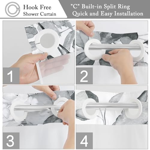 Gibelle Small Stall Shower Curtain Set