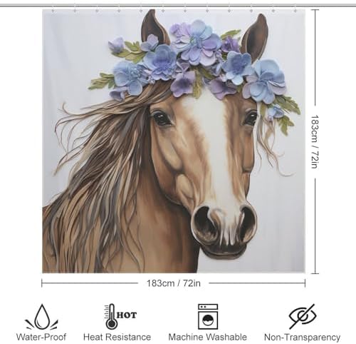 Stunning Brown Horse Booth in Boho design