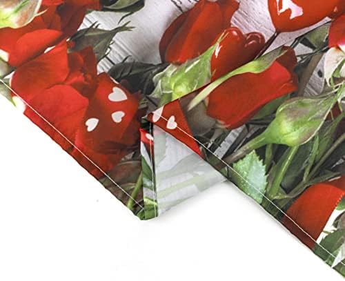 LB Red Rose Flower 72x72-Inch